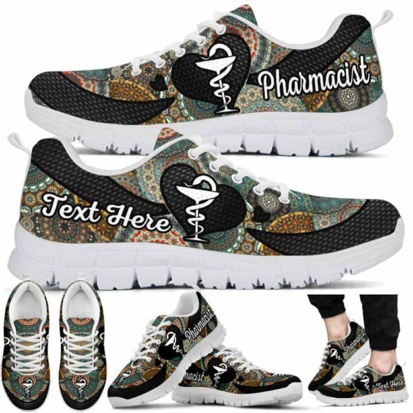 SS-U-Nur-MLH-Phacist-220610NA10 @ Pharmacist Mandala Line Heart-Pharmacist Mandala Line Heart Sneakers