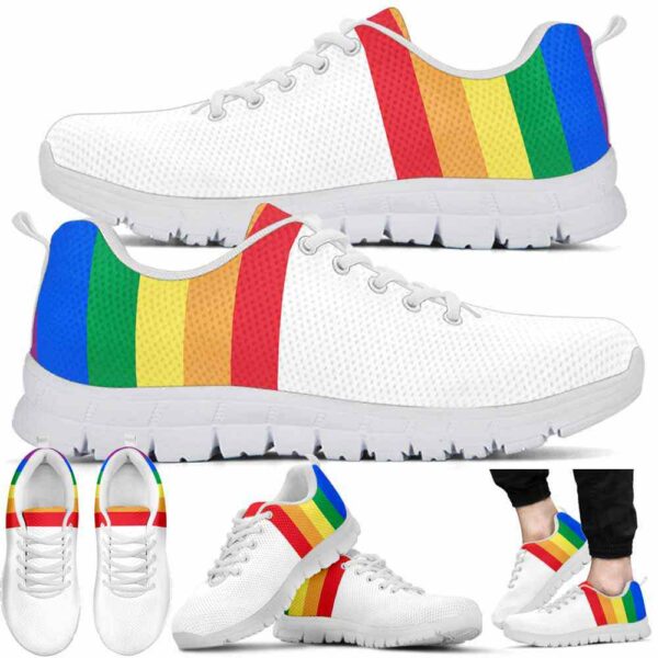 SS-U-Lgbt-RL-Lgbt-220610NA10 @ Lgbt Rainbow Line-Lgbt Rainbow Flag Sneakers