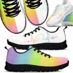 SS-U-Lgbt-PNW-Lgbt-220610NA10 @ Lgbt Pastel N White-Lgbt Heartbeat Pastel White Sneakers