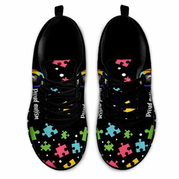 SS-U-Awa-RW-Autism-220610NA10 @ Autism Ribbon Worl-Autism Mom Ribbon Puzzle Proud Sneakers