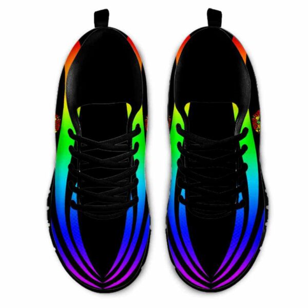 SS-U-Lgbt-MSR-Lgbt-210520VY10 @ Lgbt Mandala Skull Rainbow-Lgbt Sugar Skull Rainbow Line Sneakers