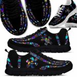 SS-U-Awa-PGL-Autism-220610NA11 @ Autism Puzzle Gem Lin-Autism Puzzle Line Pattern Sneakers