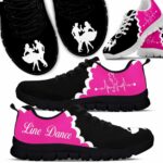 SS-U-Hobb-PC-Ldan-220610NA10 @ Line Dance Pink Cloud-Line Dance Pink Cloud Black Sneakers