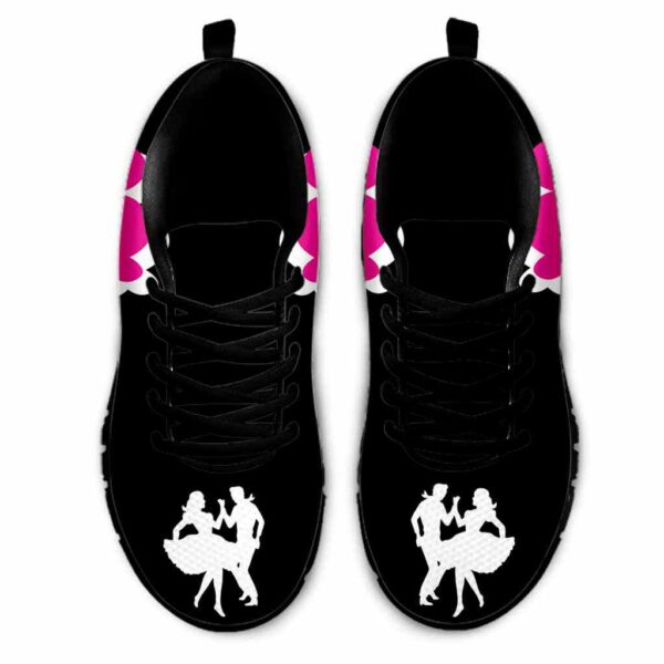 SS-U-Hobb-PC-Ldan-220610NA10 @ Line Dance Pink Cloud-Line Dance Pink Cloud Black Sneakers