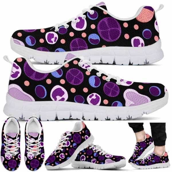 SS-U-Nur-PBSB-Mtec-220610NA10 @ Med Tech Purple Blood Smear Black-Med Tech Blood Pattern Black Sneakers