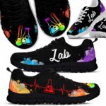 SS-U-Nur-W-LabTec-220610NA10 @ Lab Tech Watercolor-Lab Tech Watercolor Heartbeat Sneakers
