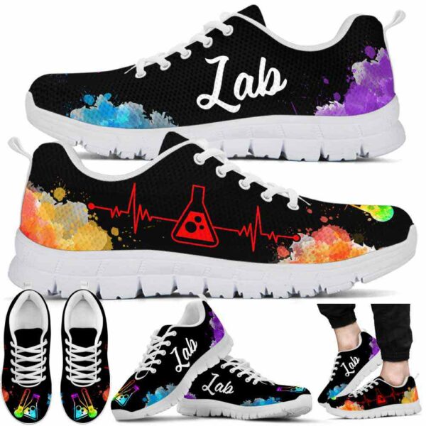 SS-U-Nur-W-LabTec-220610NA10 @ Lab Tech Watercolor-Lab Tech Watercolor Heartbeat Sneakers