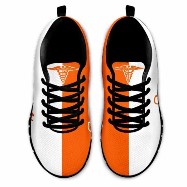 SS-U-Job-SO-Cgiv-220610NA10 @ Caregiver Strong Orange-Caregiver Strong Orange White Sneakers