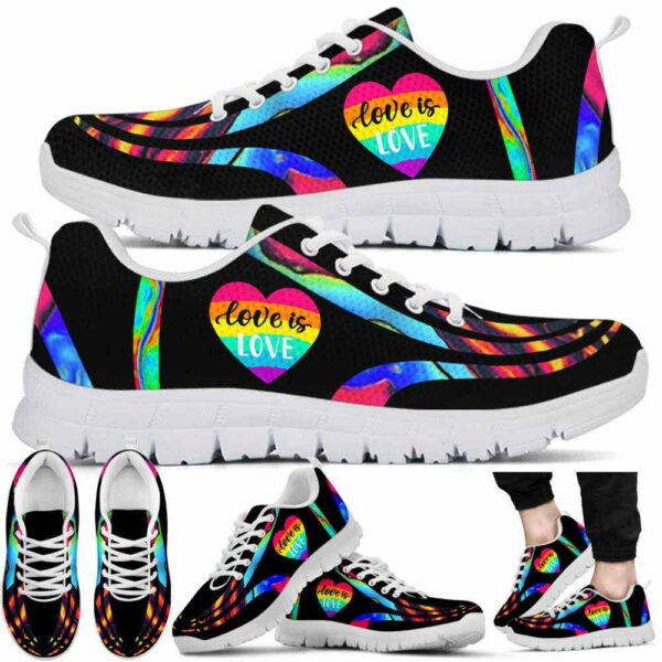 SS-U-Lgbt-LILL-Lgbt-220610NA10 @ Lgbt Love Is Love Line-Lgbt Colorful Line Love Is Love Sneakers