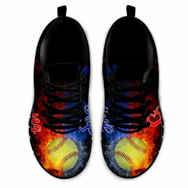 SS-U-Hobb-S-Sbal-220610NA10 @ Softball Strong-Softball Strong Fire Water Sneakers