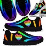 SS-U-Lgbt-HL-Lgbt-220610NA10 @ Lgbt Heart Line-Lgbt Love Is Love Heart Line Sneakers