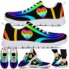 SS-U-Lgbt-HL-Lgbt-220610NA10 @ Lgbt Heart Line-Lgbt Love Is Love Heart Line Sneakers
