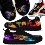 SS-U-Nur-W-ResThe-220610NA10 @ Respiratory Therapist Watercolor-Respiratory Therapist Watercolor Love Sneakers