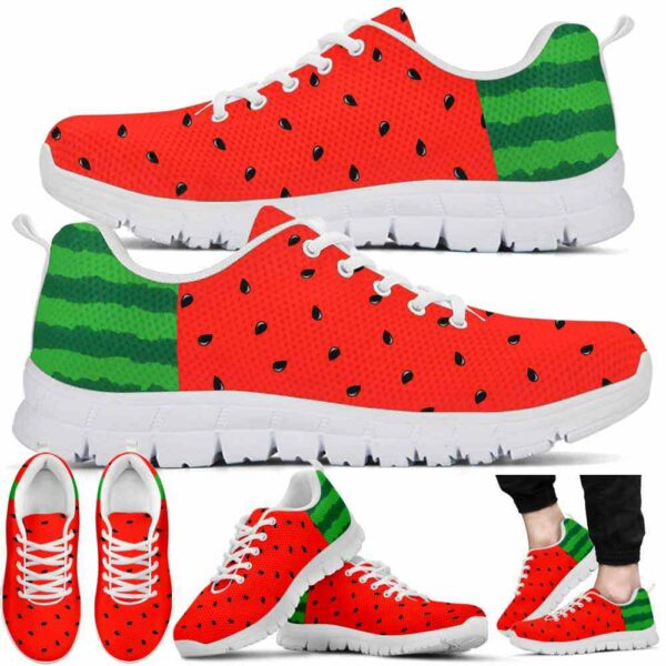 SS-U-Hobb-RAG-Wtml-220610NA10 @ Watermelon Red And Green-Watermelon Red Green Sneakers