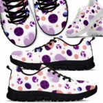 SS-U-Nur-PBS-Mtec-220610NA10 @ Med Tech Purple Blood Smear-Med Tech Blood Pattern White Sneakers