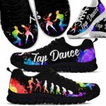 SS-U-Hobb-W-Tdce-220610NA10 @ Tap Dance Watercolor-Tap Dance Watercolor Heartbeat Sneakers