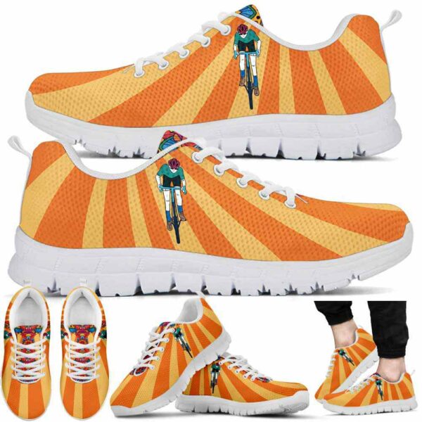 SS-U-Hobb-CSO-Cycl-220610NA10 @ Cycling Stripe Orange-Cycling Orange Stripe Sneakers