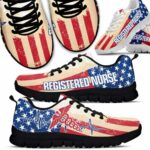 SS-U-Nur-UF-RN-220610NA10 @ Registered Nurse US Flag-Registered Nurse Usa Flag Sneakers