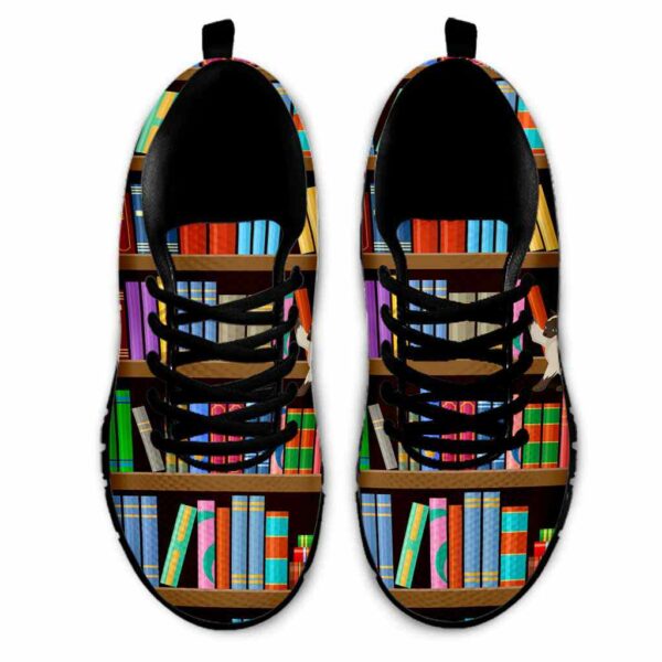 SS-U-Job-CBS-T11-220610NA10 @ Librarian Cat Book Shelf-Librarian Cat Book Shelf Sneakers