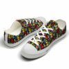 LTS-U-Hobb-CRP-Dgof-220608VY10 @ Disc Golf Colorful Retro Pattern-Disc Golf Colorful Retro Pattern Low Top Shoes