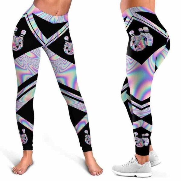LEGG-W-Hobb-BPHL-Bwl-222222VY01 @ Bowling Hologram-Bowling Hologram Leggings