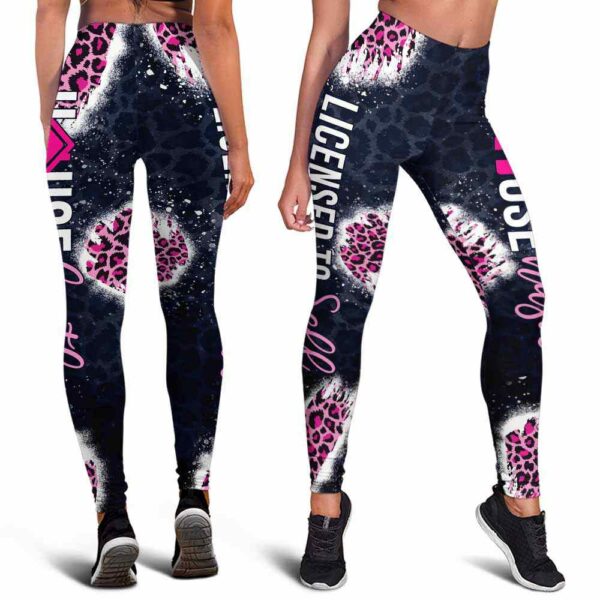 LEGG-W-Job-LHH-Relt-220218VY11 @ Realtor Leopard House Hustler-Realtor Pink Leopard House Hustler Leggings