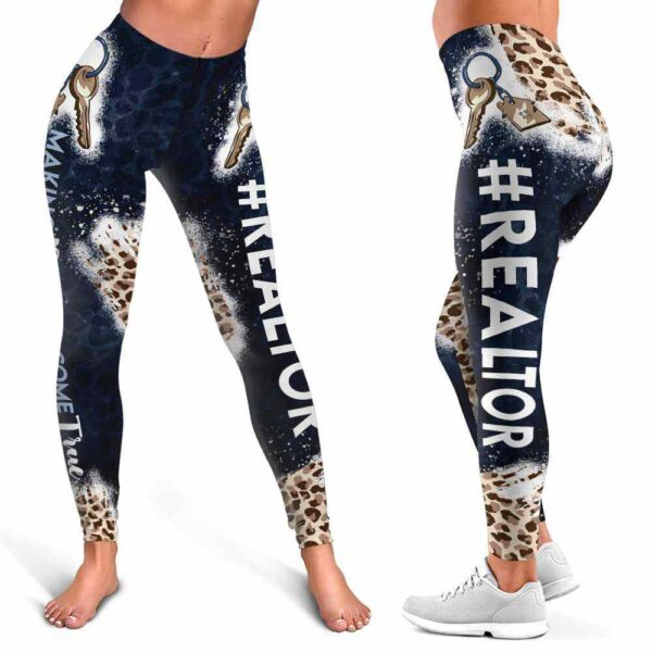 LEGG-W-Job-LKH-Relt-220218VY11 @ Realtor Leopard Key House-Realtor Leopard Dream Come True Leggings