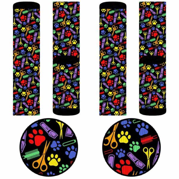 SOCK-U-Job-CP-Dgrm-211217NA11 @ Dog Groomer Colorful Pattern-Dog Groomer Colorfull Pattern Socks