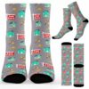 SOCK-U-Job-HSP-Relt-220608VY10 @ Realtor House Sale Pattern-Realtor House For Sale Pattern Socks