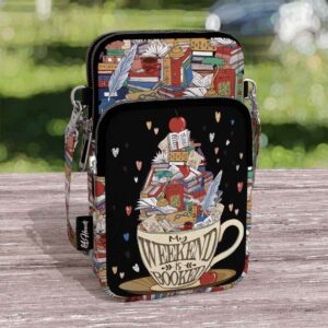 CB-U-Job-MWAB-T11-220705NA10 @ Librarian My Weekend All Booked-Librarian Weekend Booked Crossbody Bag