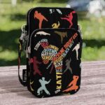 CB-U-Hobb-TRG-Krte-220908VY10 @ Karate Typo Retro Girl-Karate Retro Typography Crossbody Bag