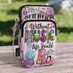 CB-U-Job-LW-Mtcer-220913VY10 @ Music Teacher Life Would B-Music Teacher Life Would Be B Crossbody Bag