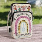 CB-U-Job-RTM-Mtcer-220913VY10 @ Music Teacher Rainbow Tiny Musicians-Music Teacher Rainbow Tiny Musicians Crossbody Bag