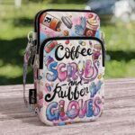 CB-U-Nur-CSAR-Nur-220912NA10 @ Nurse Coffe Scrubs And Rubber Gloves-Nurse Coffee Scrub Rubber Gloves Crossbody Bag