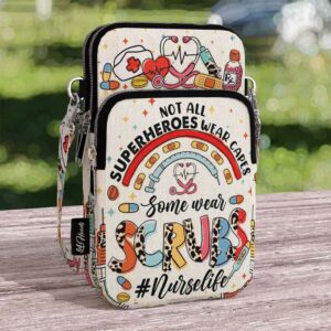 CB-U-Nur-HWS-Nur-220912NA10 @ Nurse Heroes Wear Scrubs-Nurse Superheroes Wear Scrubs Crossbody Bag