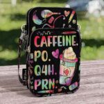 CB-U-Nur-WC-Nur-220919VY10 @ Nurse Watercolor Caffeine-Nurse Watercolor Caffeine Crossbody Bag