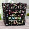 T3-U-Nur-CWAP-CNA-221205VY10 @ Cna Created With A Purpose-Cna Created With A Purpose Tote Bag