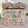 T3-U-M-M1GBF-M61-230307VY10 @ Getaway Bag Flowers-Grandma Getaway Bag Flowers Pattern Tote Bag