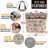 T3-U-M-M1GBF-M61-230307VY10 @ Getaway Bag Flowers-Grandma Getaway Bag Flowers Pattern Tote Bag