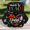 CB-U-Job-MTT-Tcer-220704VY10-Teacher Crossbody Bag. Personalized Made To Teach Crossbody Cellphone Purse / School Teacher Appreciation Gift Idea