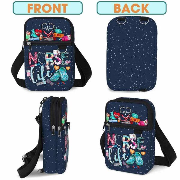 CB-U-Nur-CL-Nur-231014NA10 @ Nurse Crocs Life-Nurse Life Stuff Crossbody Bag