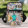 CB-U-Nur-T-Nur-231014NA10 @ Nurse Typo-Nurse Typo Crossbody Bag