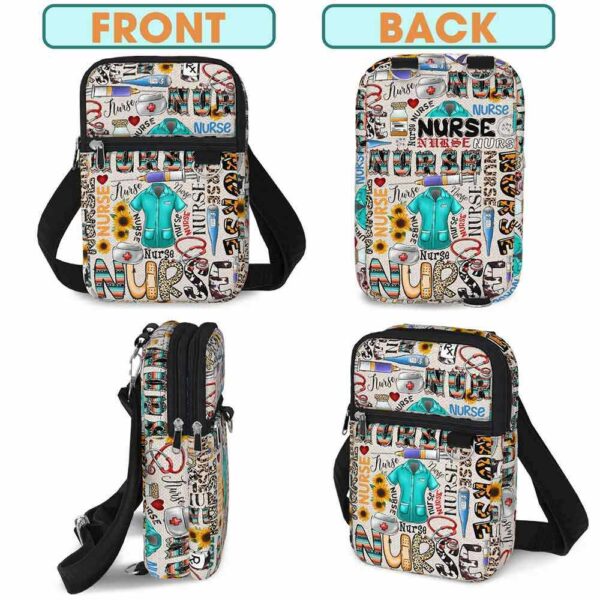 CB-U-Nur-T-Nur-231014NA10 @ Nurse Typo-Nurse Typo Crossbody Bag
