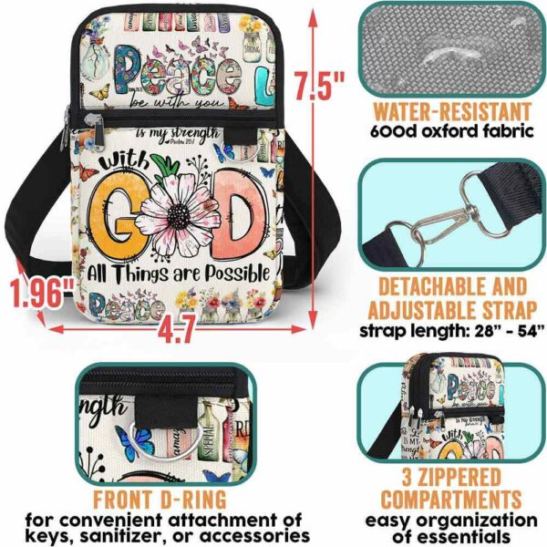 CB-U-Hobb-ATAP-God-230831NA10 @ God All Things Are Possible-God All Things Are Possible Crossbody Bag