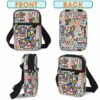 CB-U-Awa-T-Autism-230822NA10 @ Autism Typo-Autism Awareness Typography Crossbody Bag