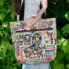 T3-U-Awa-T-Autism-230822NA10 @ Autism Typo-Autism Typography Tote Bag