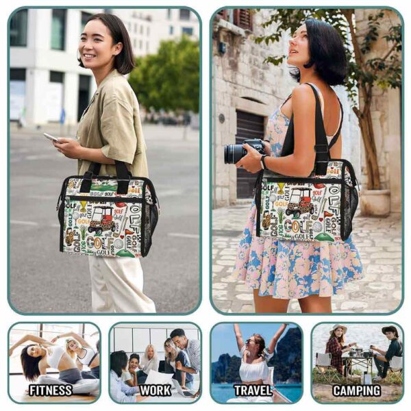 LB-U-Hobb-T-Golf-240326NA10 @ Golf Typo-Golf Love Lunch Bag