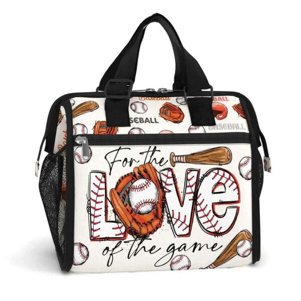 LB-U-Hobb-D-Bball-240326NA10 @ Baseball Defenses-Baseball For The Love Of The Game Lunch Bag