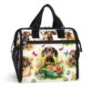 LB-U-Dog-FG-Dach-240325NA10 @ Dachshund Flowers Garden-Dachshund Flowers Garden Lunch Bag