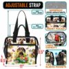 LB-U-Dog-FG-Dach-240325NA10 @ Dachshund Flowers Garden-Dachshund Flowers Garden Lunch Bag